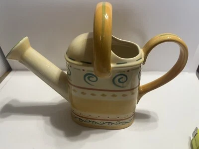 NEW Pfaltzgraff Retired Pattern VILLA DEL LUNA Watering Pitcher!  Gorgeous! 294 - Image 1 of 4