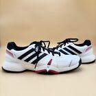 Adidas Bercuda3 Q35154 White/Black & Red Trim Mens US 12 Leather Sneakers Shoes