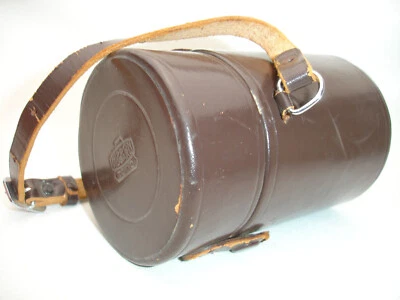 NIKON NIPPON Kogaku Tokyo LENS CASE , BROWN Medium  5.25 x 3"  #4949 - Image 1 of 4