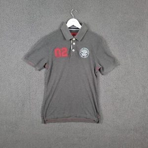 TRIUMPH Polo Hombre S Pequeño Gris Moto 02 Manga Corta Mezcla Algodón - Imagen 1 de 13