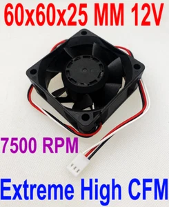 AVC Extreme High Speed 12V 0.78A Server Fan 60x60x25mm for Socket 604 CPU Fan - Picture 1 of 2