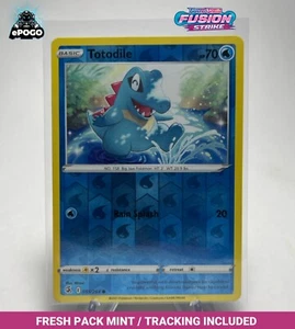 Totodile 055/264 Reverse Holo Pokemon TCG: Fusion Strike Card MINT SHIPPED TODAY - Picture 1 of 2