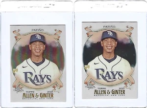 2021 Topps Allen & Ginter Chrome Rookie Luis Patino RC Refractor + Base Rookie - Bild 1 von 2