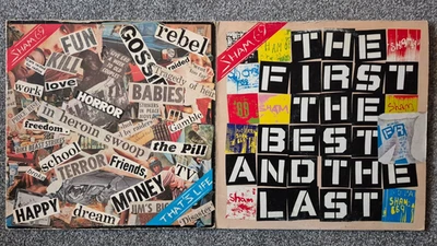 2 x Sham 69 LPs The First The Best The Last / Thats Life First Press Vinyl Punk - Image 1 of 4