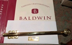 BALDWIN ESTATE 0371-030 BULLONE DI SUPERFICIE 12"" pollici finitura ottone lucido nuovo - Foto 1 di 6