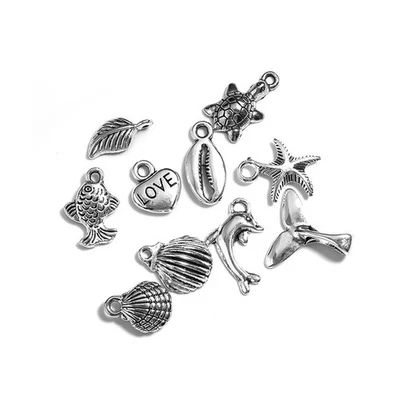 (8pcs Alloy Pendant) 8800 Pcs Bright Colored 3mm Alphabet Letter Beads DIY - image 1 of 4