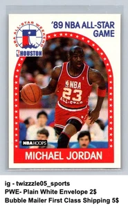 1989-90 Hoops All-Star Panels Perforated #21 Michael Jordan - Bild 1 von 2