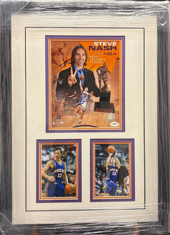 Steve Nash Suns 8x10 Hand SIgned Auto Comm -  JSA E09683 - Image 1 of 1
