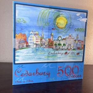 Vintage Cedarburg, Wisconsin 500 Piece Jigsaw Puzzle Cedarburg History Museum - Picture 1 of 9