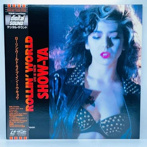 Show-Ya: Rollin' World (FV050-1027) /w Obi Japanese Laserdisc - Imagen 1 de 6