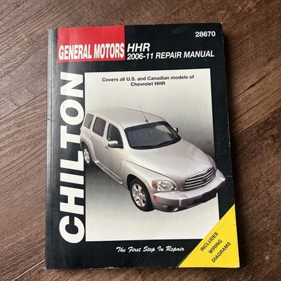 Chilton 28670 Total Car Care GM Chevrolet HHR 2006-2011 Repair Manual A-Z Book - Image 1 of 4