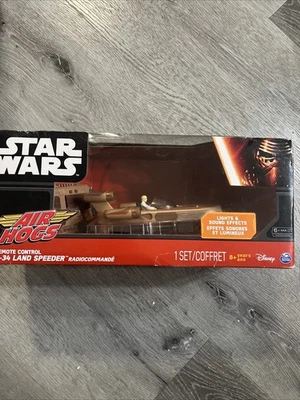 NEW SEALED Air Hogs Star Wars Remote Control X-34 LandSpeeder R/C Lights w/Luke - Image 1 of 4