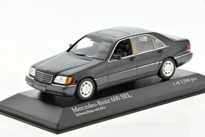 Mercedes Benz 600 SEL W140 schwarz metallic 1991 1/43 Minichamps 400035400 - Bild 1 von 5