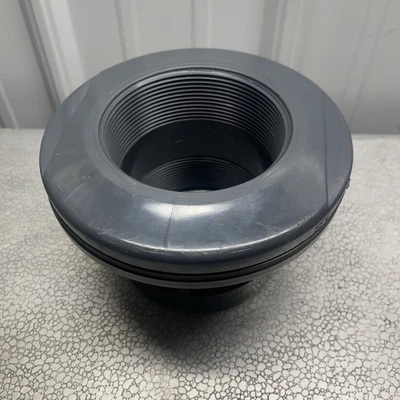 "Adaptador de tanque de mampara Spears 4"" rosca FKM X 8172V-040" Foto 1 de 4