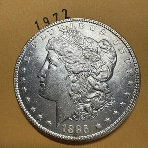 Moneda de plata Morgan 1885 P US $1 90% plata - Imagen 1 de 13