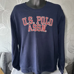 Mens Sweatshirt Size XL U.S Polo Assn. Navy Blue - Picture 1 of 6