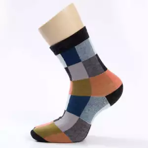 Colorful Square Happy Socks - 5 Pairs - Picture 1 of 10