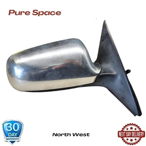 Audi S6 C5 A6 C5 Front Left Wing Electric Mirror E1010593 Chrome OEM - Picture 1 of 14