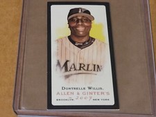 2007 Allen & Ginter Dontrelle Willis Mini Black NNO Florida Marlins Nmmt