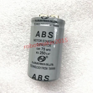 ABS CD60 Motor Start RUN Capacitor 75 MFD 75UF 250V.AC HVAC 250V - Picture 1 of 4