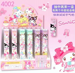 Nuevo en caja bolígrafo caja ciega Sanrio genuino serie Sakura NO. Bolígrafo de gel 4002 0,5 mm *6 diseños - Imagen 1 de 15