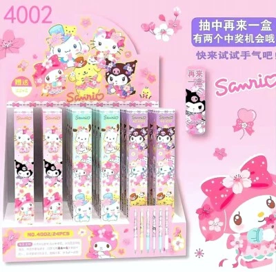 Nuevo en caja bolígrafo caja ciega Sanrio genuino serie Sakura NO. Bolígrafo de gel 4002 0,5 mm *6 diseños