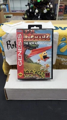 PAC-MAN 2 THE NEW ADVENTURES SEGA GENESIS VIDEO GAME IN BOX NO MANUAL - Image 1 of 4