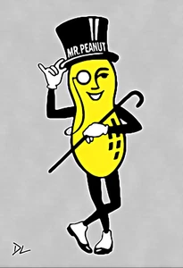 Mr. Peanut "Planters Marketing Icon" Original Pop Art Print - 13 x 19 Poster - Picture 1 of 1