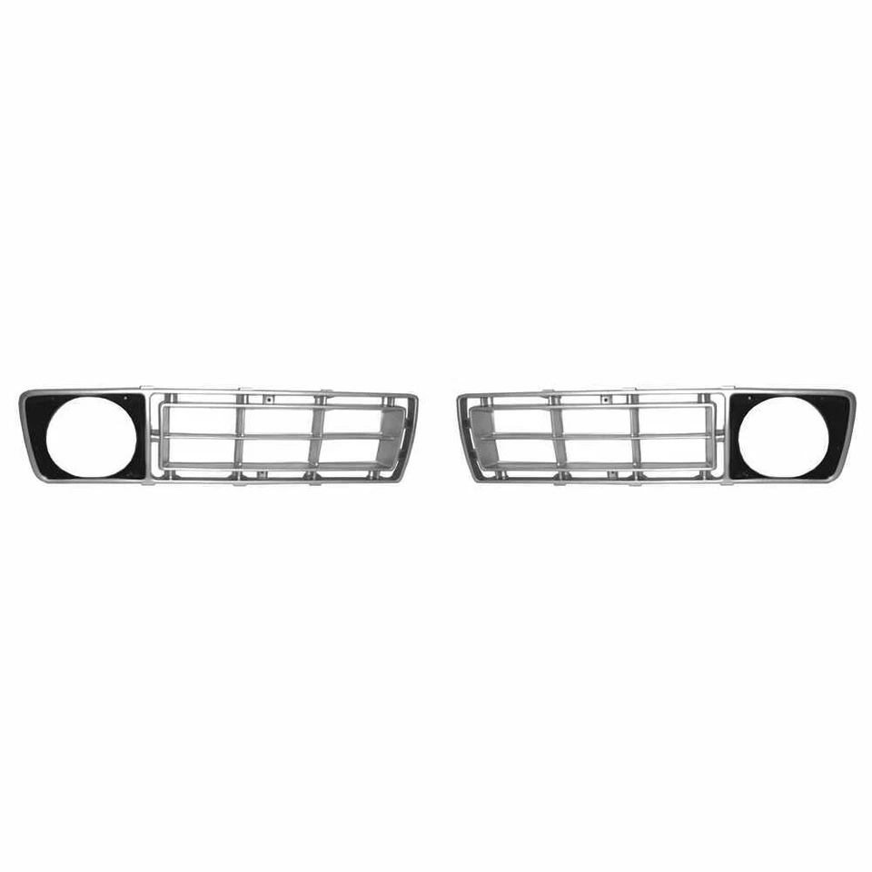 Par de parrilla Argent negra 76-77 camioneta Ford F100 F150 F250 F350 Super Duty Foto 1 de 1