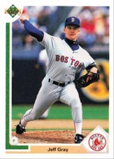 1991 Upper Deck Rookie Card Jeff Gray Boston Red Sox #685