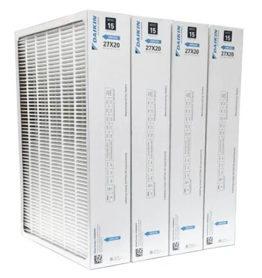 Daikin 0160M00018 (4-Pack) - 20" x 27" x 5" Pleated MERV 15 Replacement Filter - Image 1 of 3