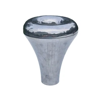 Jarrón Nambe firmado Wei Young MT0285 florero post moderno ~ aleación de metal ~ 2010 6 X 5 pulgadas Foto 1 de 4