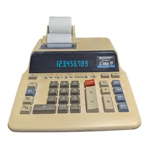 Sharp EL-1607R Printing Calculator TESTED WORKING Needs Ink Roll - Picture 1 of 7