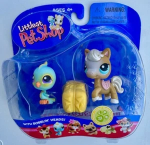 PONY & SITTICH #123 & #124 HAUSTIERPAARE 2005 LPS LITTLEST PET SHOP NICHT MEHR PRODUZIERT VERSIEGELT! - Bild 1 von 1