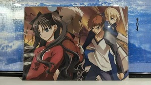 Rin Tohsaka Archer Saber Shirou Fate/Stay Night Unlimited A4 Clear File Folder - Picture 1 of 2