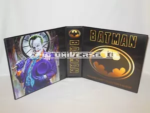 Custom Made 3 Inch 1989 Batman Movie Trading Card Album Binder - Picture 1 of 6