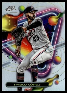 2023 Topps Cosmic Chrome PABLO LOPEZ REFRACTOR #183 TWINS - Picture 1 of 2