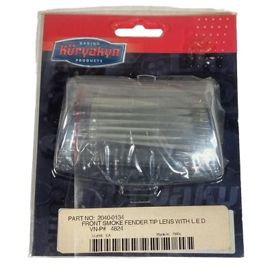 Kuryakyn - 4824 - Lente punta guardabarros humo y kit de bombilla LED ámbar Foto 1 de 4