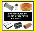 Oil Air Fuel Fiter FOR PEUGEOT 306 1.9 TD 8v Diesel 4/97-5/99 Service Kit