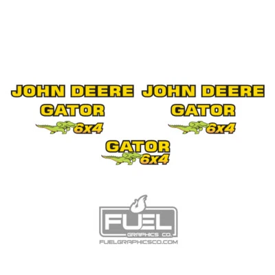 Gator 6x4 Utility Vehicle Premium Vinyl Decal 7-piece Set - Image 1 of 2