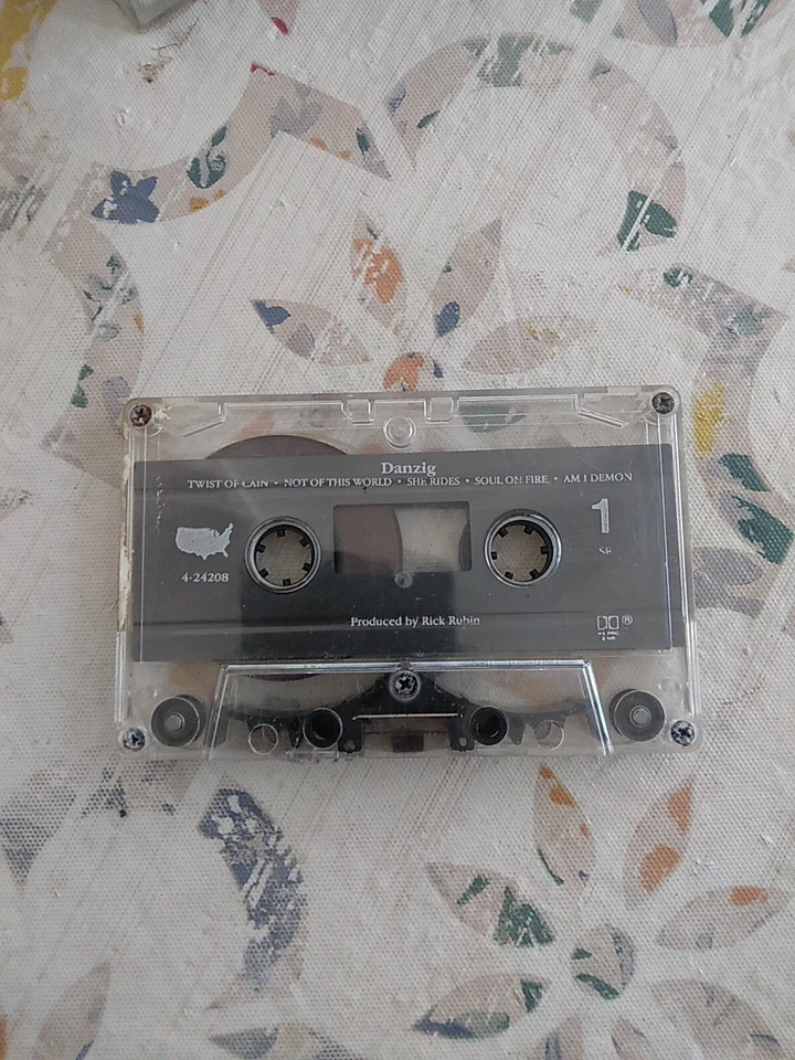 Danzig Self Titled Cassette Tape 1988. Cassette Tape Only - Image 1 of 2