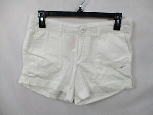 Vintage Nike Womens Shorts Medium 8 White Athletic Dept Cotton Pockets 