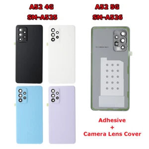 Housse de boîtier arrière arrière OEM porte batterie avec adhésif pour Samsung Galaxy A52 4G 5G - Photo 1 sur 11