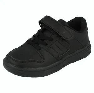 Entrenadores escolares de gancho y bucle para niños N1R145 por lugar en £19.99 - Imagen 1 de 11