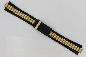 NEW Tag Heuer 269/3 Black PVD Gold Links Band Bracelet Mens 1000 Series Mint
