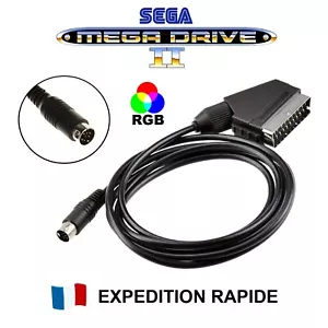 Câble vidéo Peritel RGB SCART Megadrive II 2 - Console MD2 - cordon NEUF - Foto 1 di 1