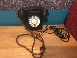 Teléfono de baquelita montado en pared Siemens Brothers c1950 - Imagen 1 de 9