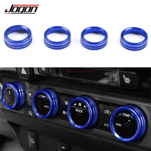 Para Toyota Tacoma 2016-2020 azul aire acondicionado interruptor de CD borde cubierta decorativa - Imagen 1 de 6