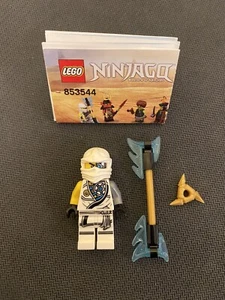 LEGO NINJAGO - Zane Tournament Robe Minifigure NJO228 w/Accessories - Set 853544 - Picture 1 of 4