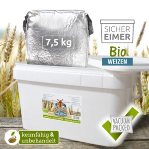 Getreide Speicher Bio Weizen 7,5 kg - Bild 1 von 4